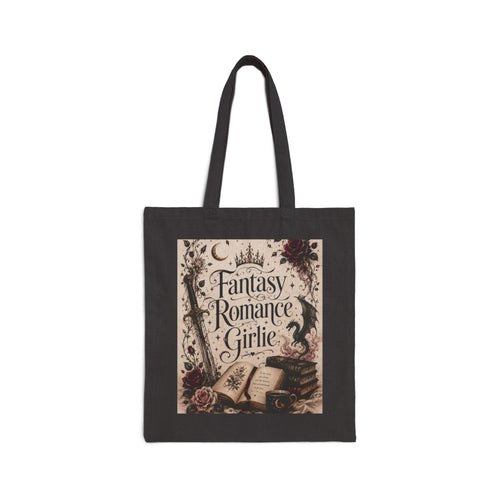 Cotton Canvas Tote Bag- Fantasy Romance Girlie