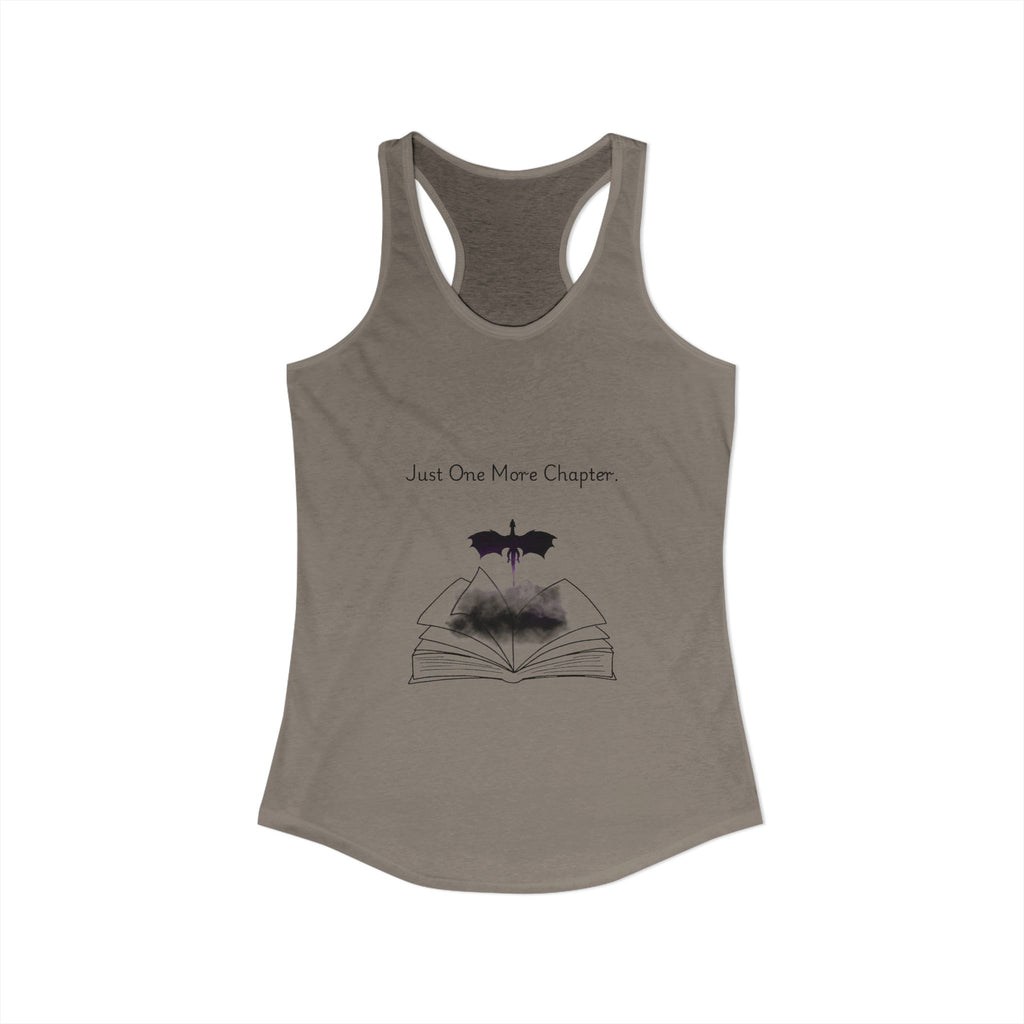 Just One More Chapter Racerback Tank — Women's Reading Tank Top
