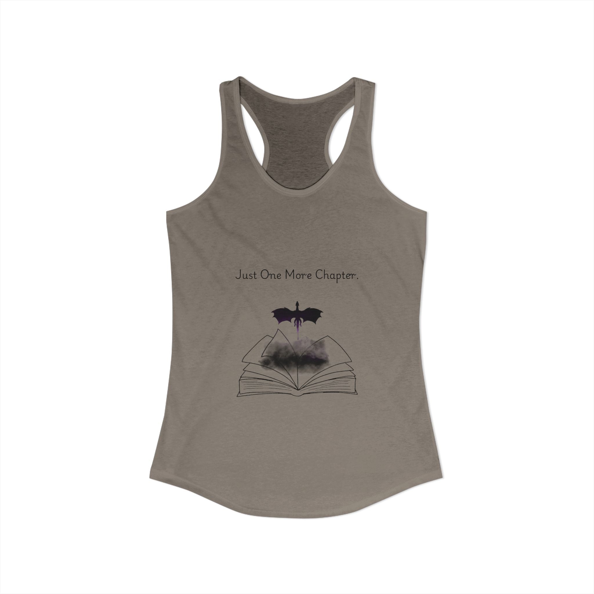 Just One More Chapter Racerback Tank — Women's Reading Tank Top