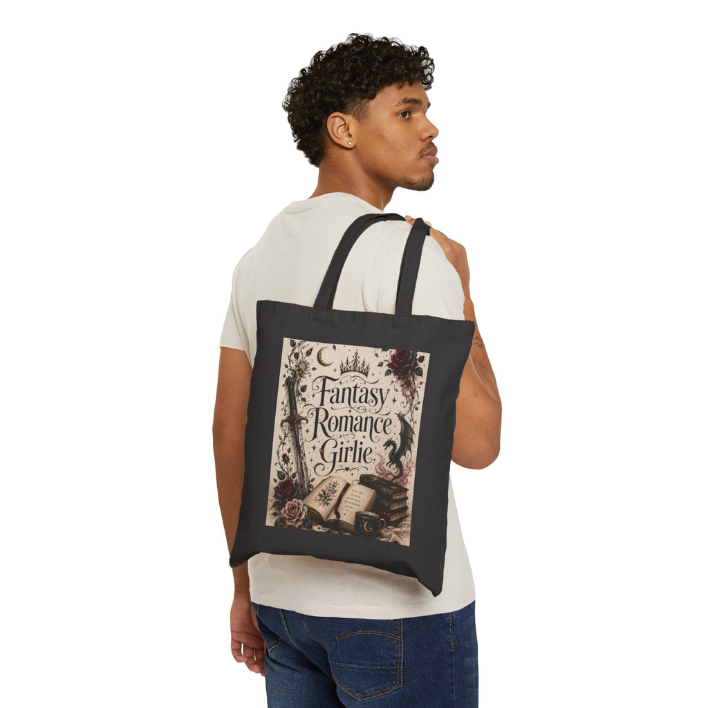 Cotton Canvas Tote Bag- Fantasy Romance Girlie