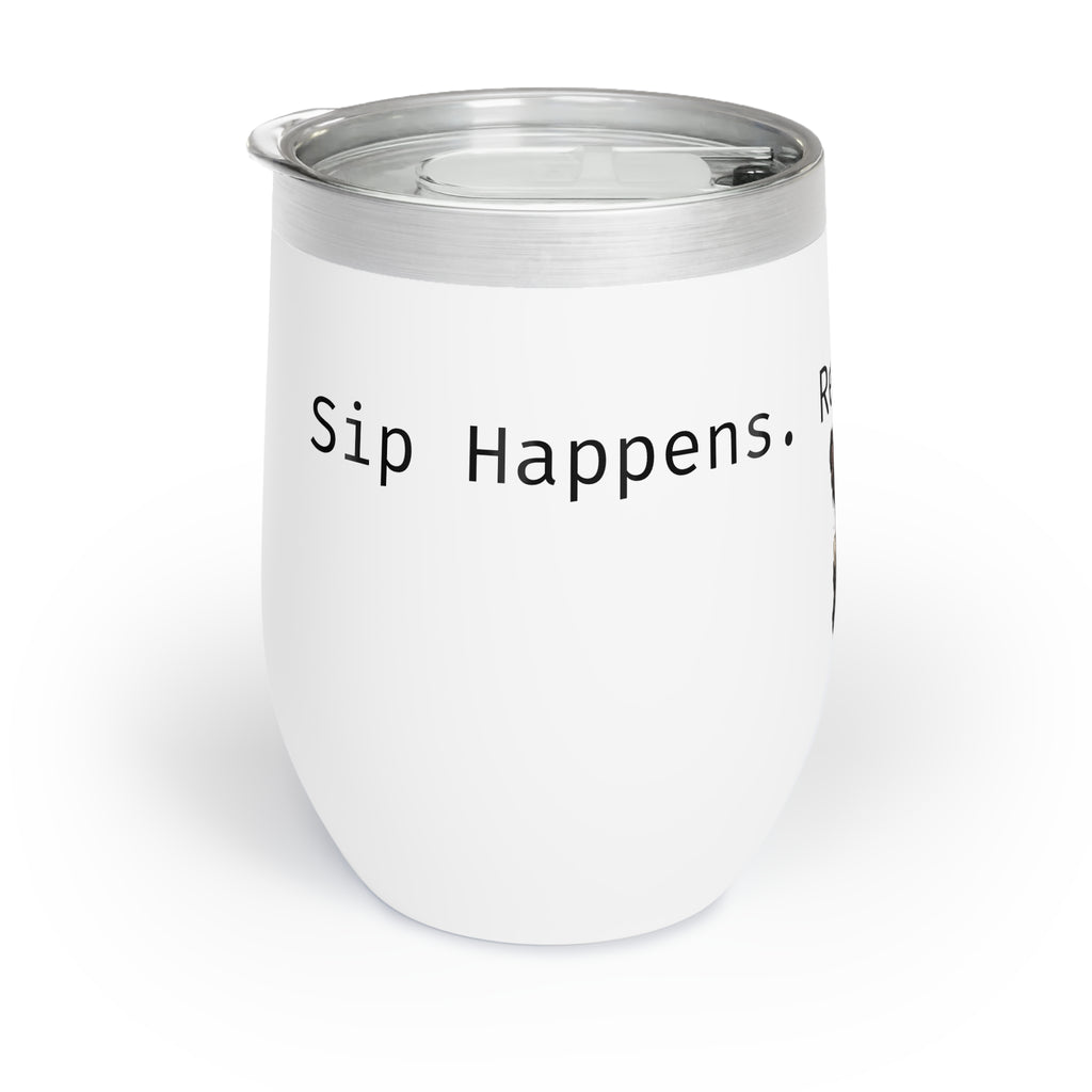 Dark Romance Wine Tumbler — Chill Wine Glass for Cozy Evenings