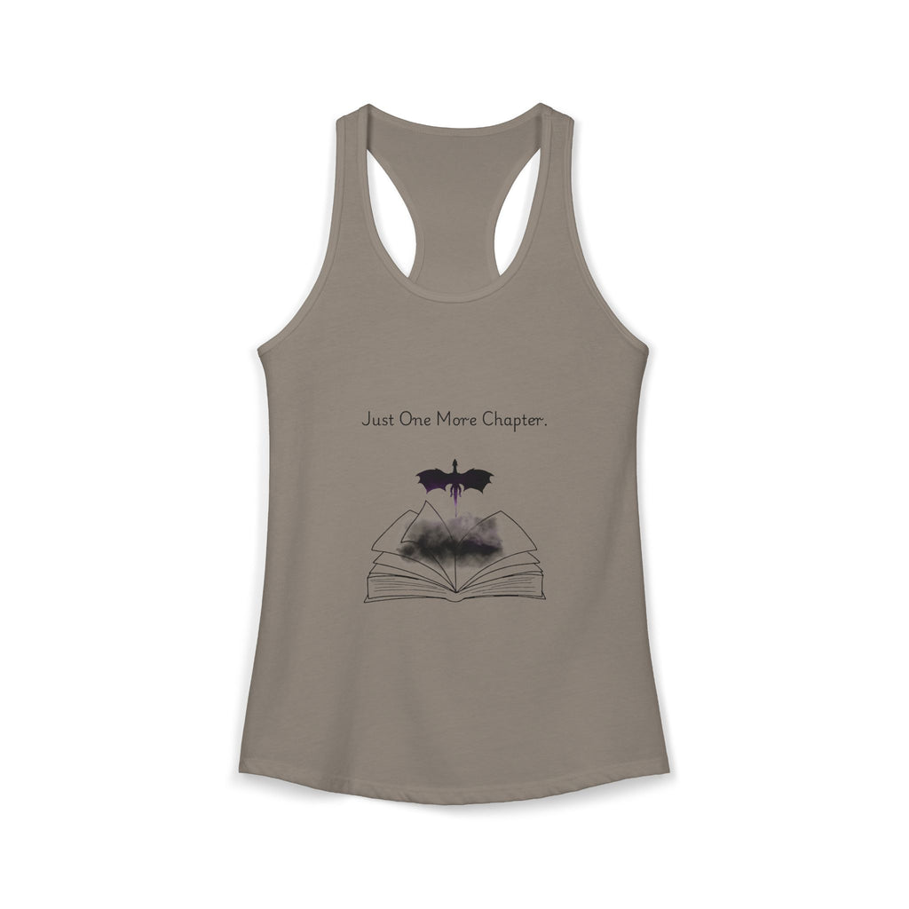Just One More Chapter Racerback Tank — Women's Reading Tank Top