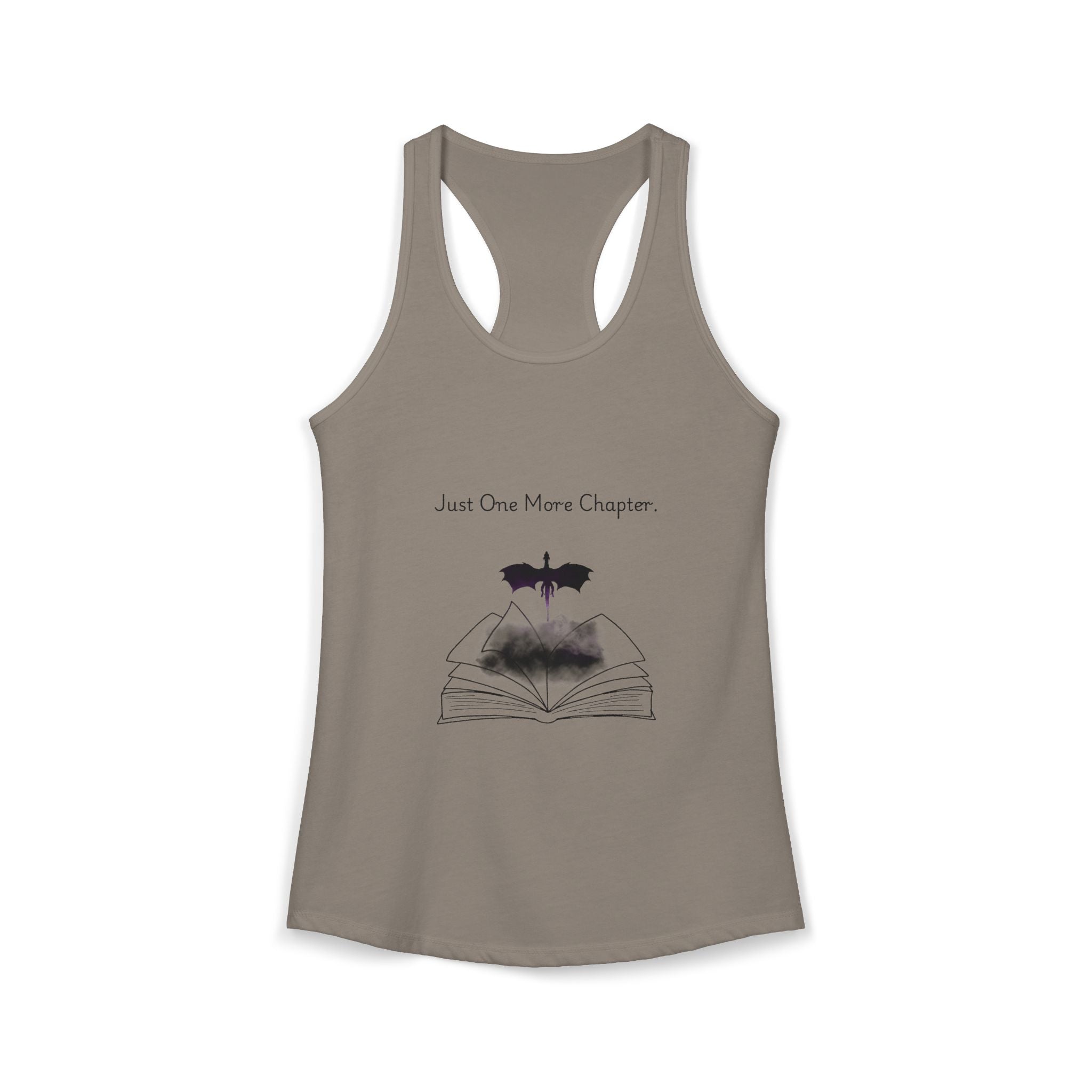 Just One More Chapter Racerback Tank — Women's Reading Tank Top