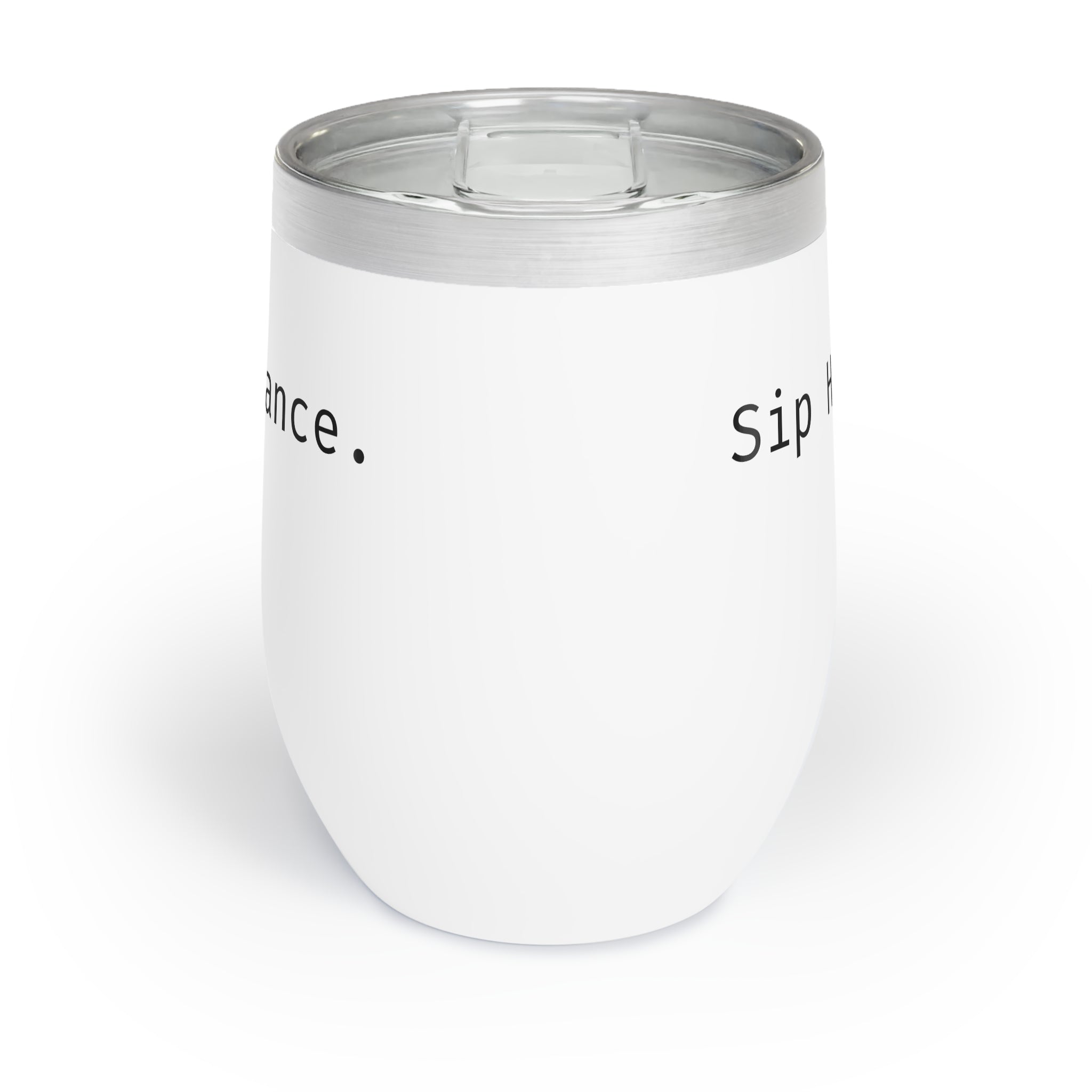 Dark Romance Wine Tumbler — Chill Wine Glass for Cozy Evenings