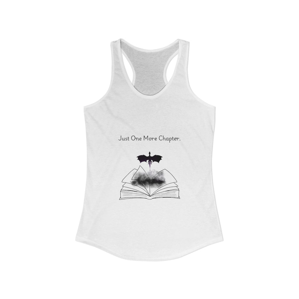Just One More Chapter Racerback Tank — Women's Reading Tank Top