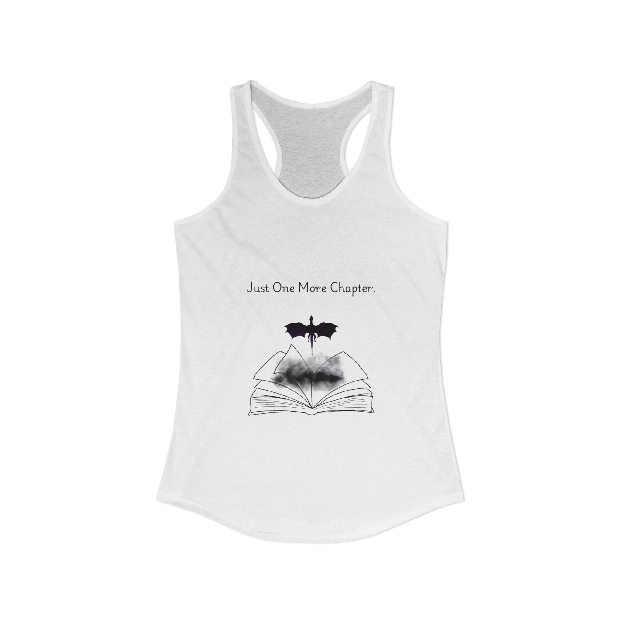 Just One More Chapter Racerback Tank — Women's Reading Tank Top