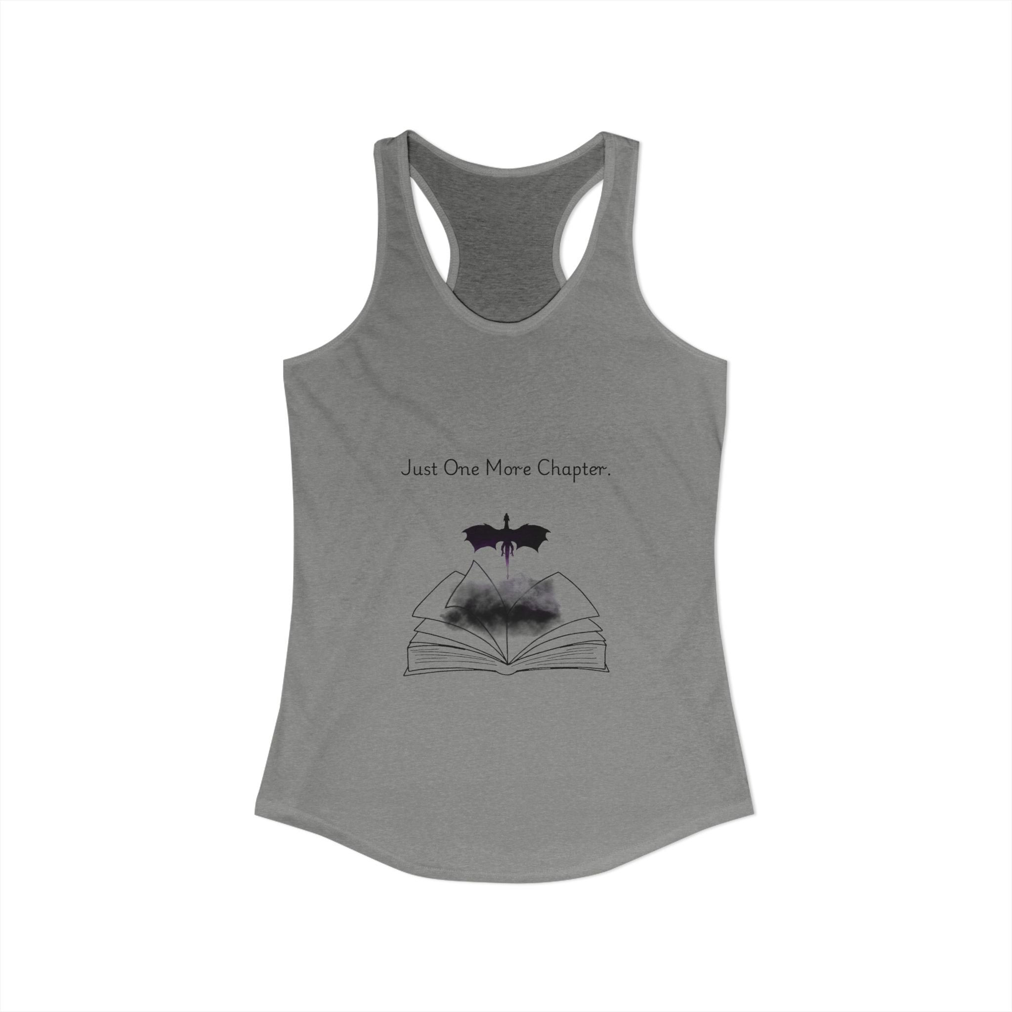 Just One More Chapter Racerback Tank — Women's Reading Tank Top