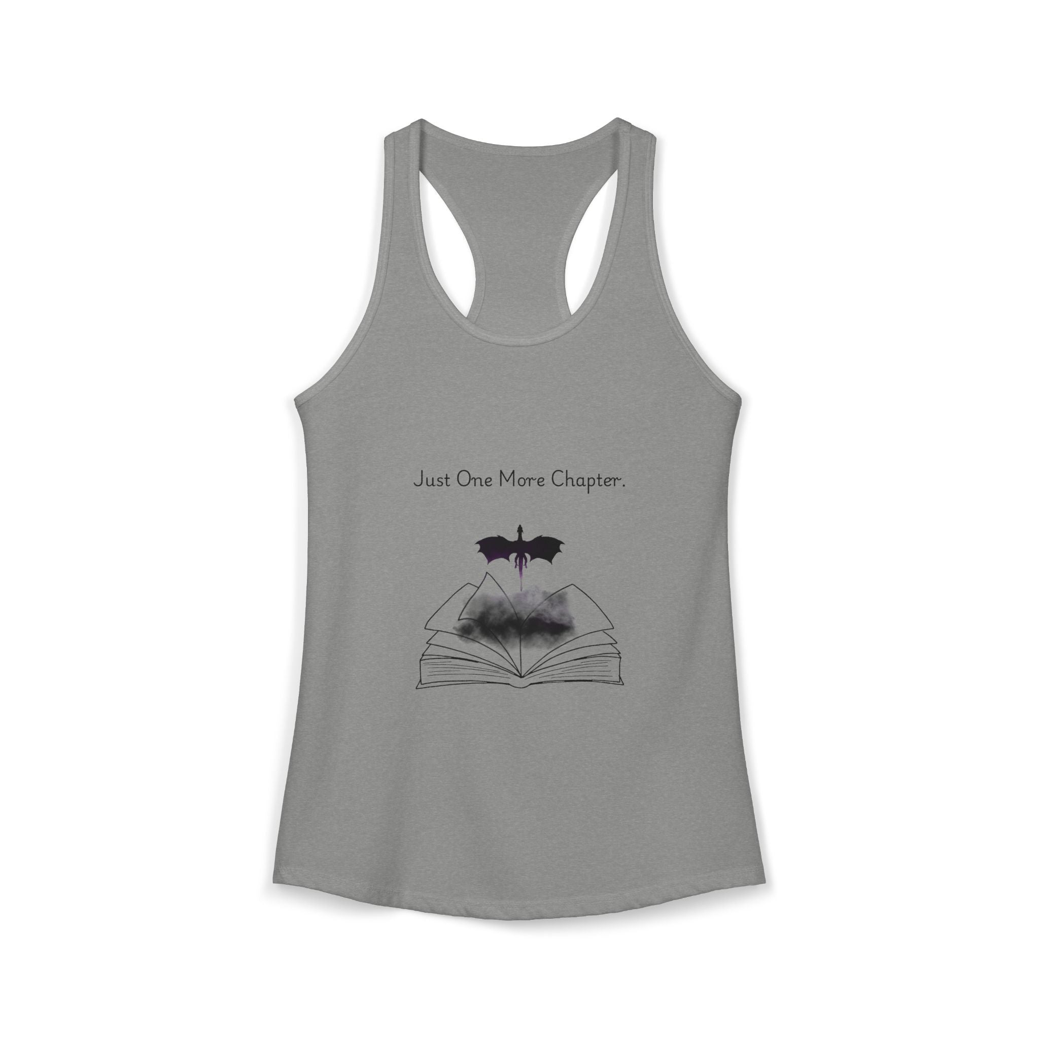 Just One More Chapter Racerback Tank — Women's Reading Tank Top